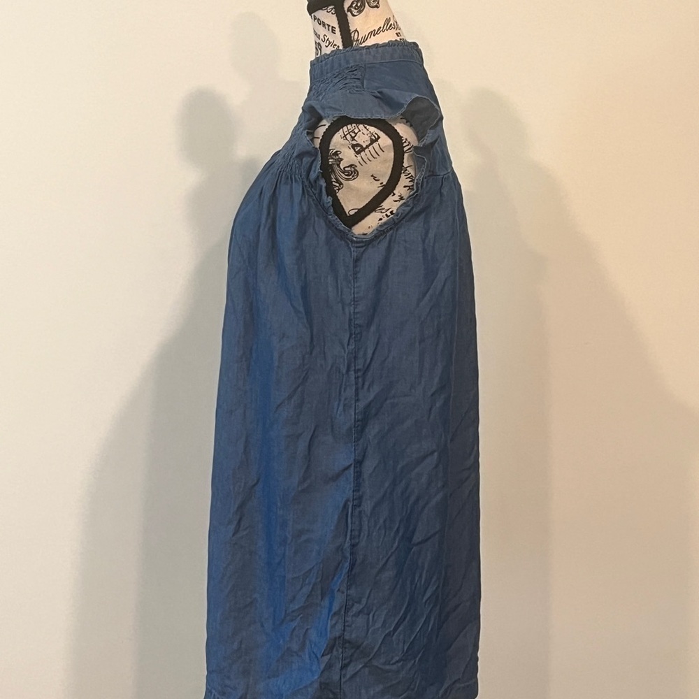 Crown & Ivy Women's Denim Colored Dress, XS - Picture 2 of 5